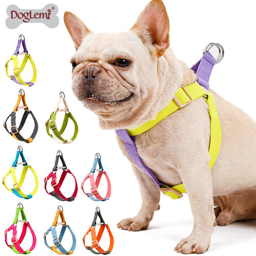 Dog Pet Harness Vest Cotton Belt Walking Lead Leash For Pupp