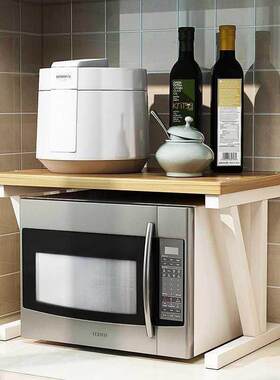 Home kitchen shelf led microwave st 2 layer oven st