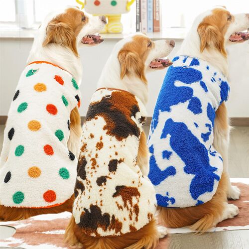 Autumn And Winter Big Dog Cat Clothes Cat Supplies Milk Pupp