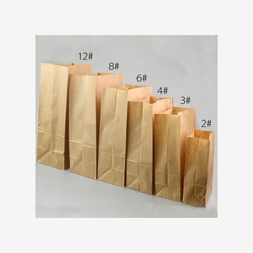 50pcs Kraft Paper Small Gift Bags Sandwich Bread Food Bags