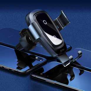 Baseus car phone holder 10w qi wireless charger for iPhone X