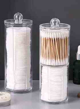 Cotton Swab Storage Box Makeup Organizer Qtip Container Cosm