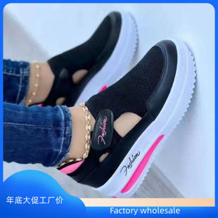 sizes shoes春季 女鞋 松糕跟 系带大码 plus 帆布鞋 Women 低帮单鞋