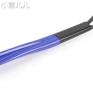 wears person shoe implement shoehorn The plastic lazy