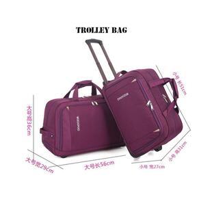 travelling bag men women luggage suitcase business trolley