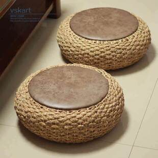 straw grass cushion floor thickenin balcony Handmade