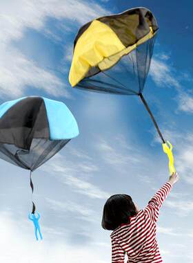 5Set Kids Hand Throwing Parachute Toy For Children's
