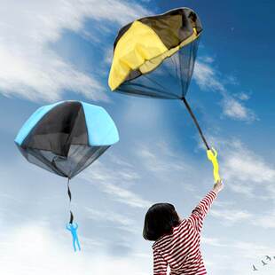5Set Kids Hand Throwing Parachute Toy For Children's