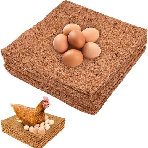 Eco-Friendly Coconut Fiber Chicken Nesting Pads-Reusable Hen