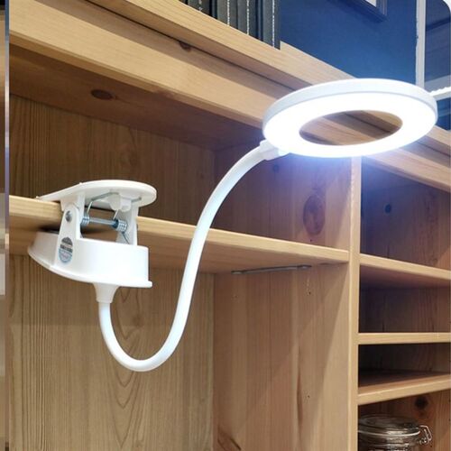 Clip LED Desk Lamp Reading Lamp Study Light Rechargeable台灯