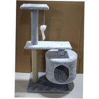 Cat Tree Play House Condo Cube Cave Platform Scratcher Post thumbnail 3