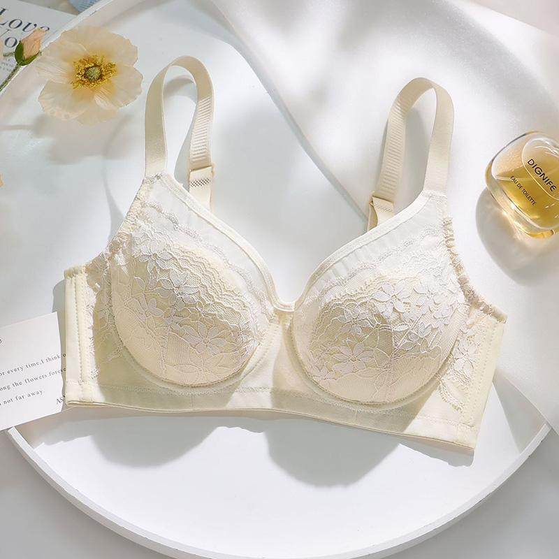 浪漫春天春夏新品内衣女大胸显小软钢圈上托聚拢调整型蕾丝文胸,女士内衣/男士内衣/家居服,文胸,淘宝优惠券,粉丝福利购,淘宝优惠卷