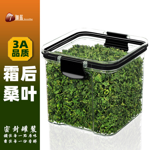 7加蓝霜后桑叶茶大份量圆罐装
