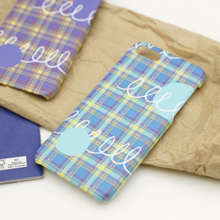 韩国代购 melior 官网正品 ins小众设计经典格子菲林手机壳全包壳