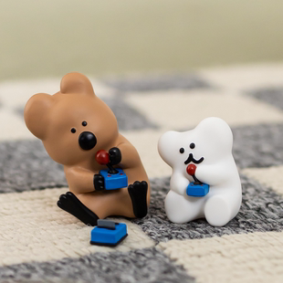 韩国代购 正品直邮 dinotaeng 柿子椒熊游戏机Quokka迷你玩偶摆件