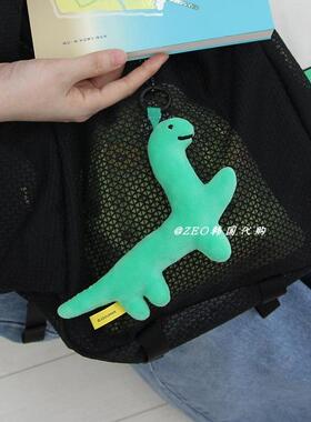 韩国代购 正品直邮 joguman赵九万毛绒恐龙公仔包挂件 钥匙扣挂链