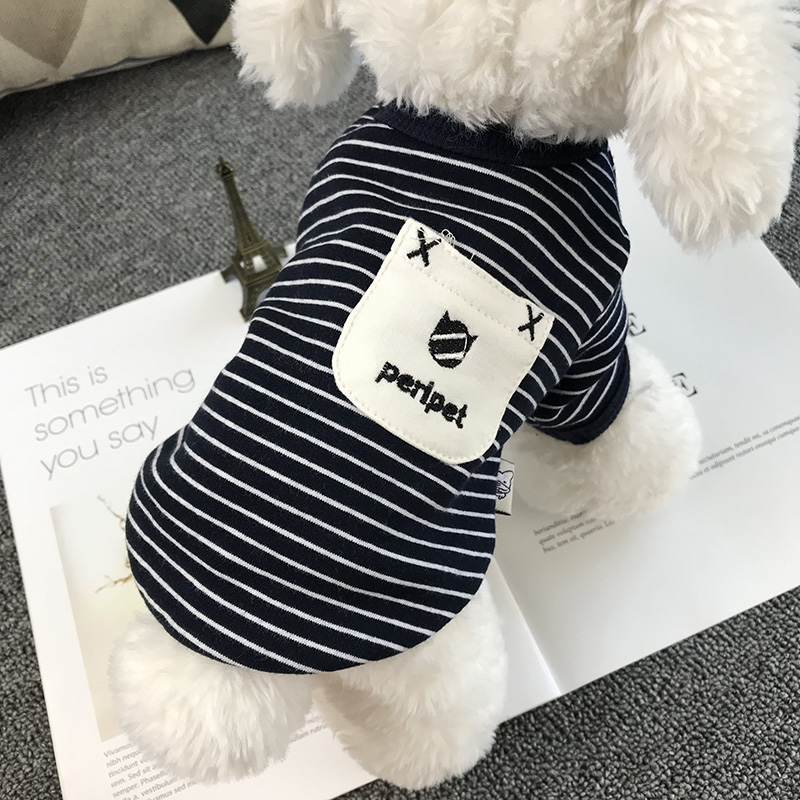 法斗条纹加厚狗狗衣服