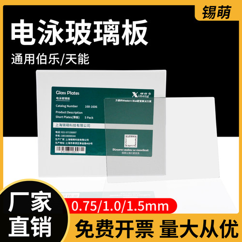 伯乐WB玻璃板蛋白电泳制胶短厚板