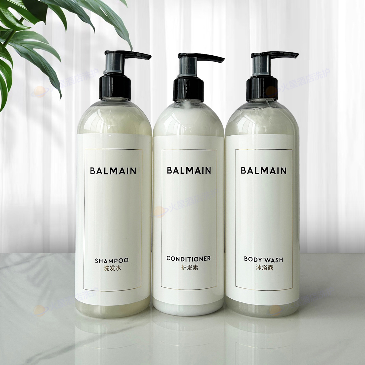 君悦酒店BALMAIN巴尔曼酒店线洗发水护发素沐浴露润肤乳475ml