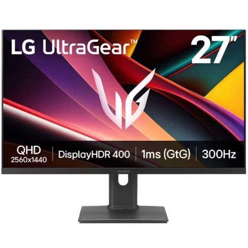 LG 27G64NA 27英寸2K 300Hz FsatIPS HDR400 27GS85Q电竞显示器 - 实物图