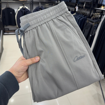 【H系】专柜余单！春夏薄束脚休闲裤九分裤抽绳运动裤舒适2W209A