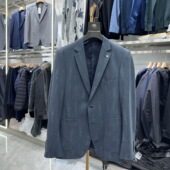 单排扣修身 春秋商务西装 专柜余单 帅气西服垂顺潮3Y128A 海系