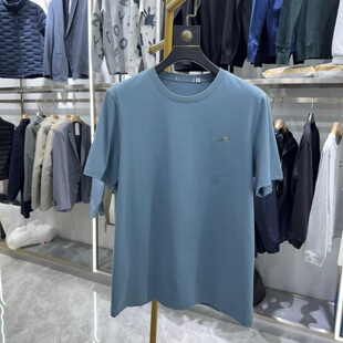 T恤男夏季 凉感舒适圆领短袖 专柜余单 透气百搭潮2W080A H系剪