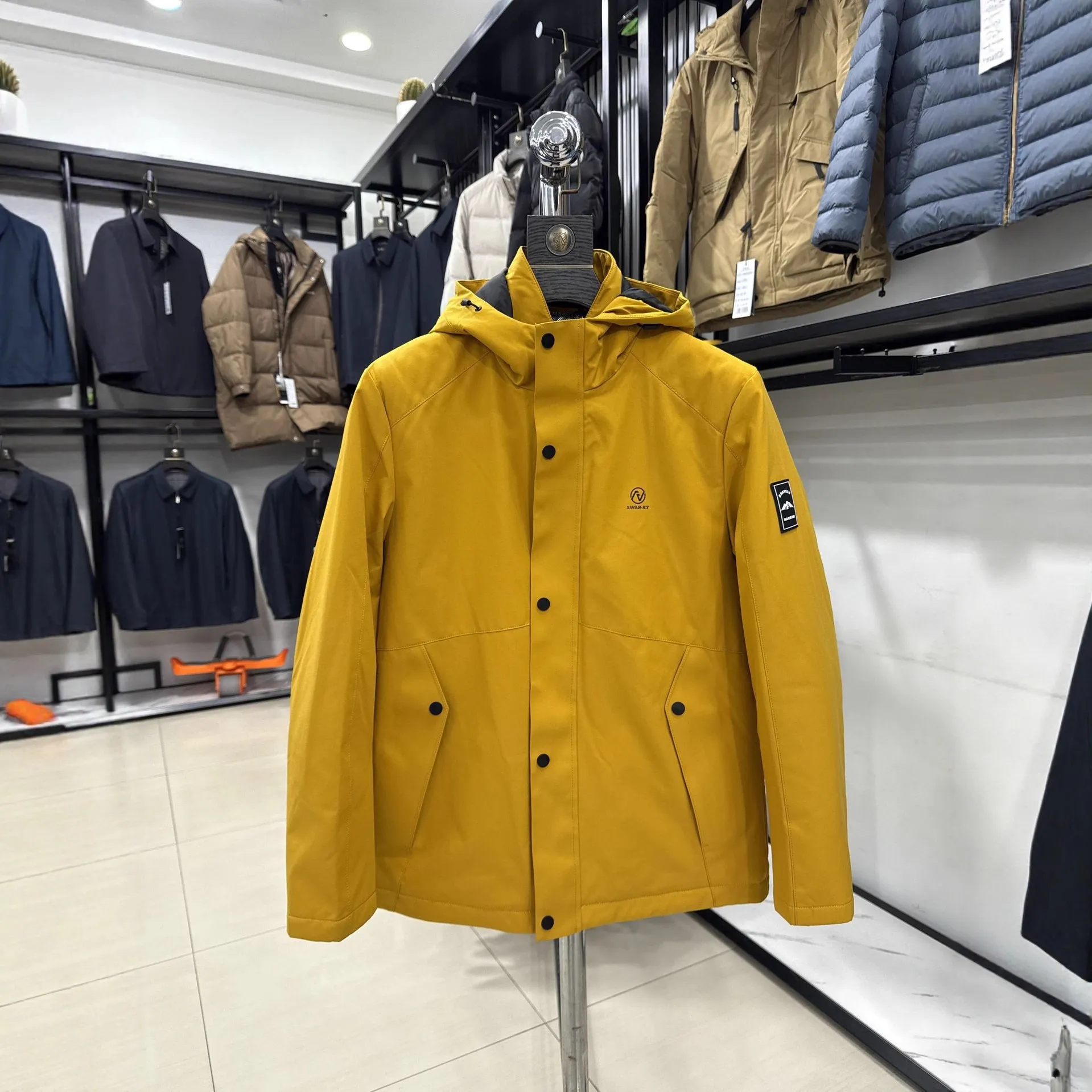 【海剪】加厚款！户外风连帽夹克男款防风保暖功能石墨烯4U507A