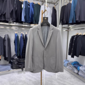 H家 单排扣西装 春款 修身 外套商务休闲平驳领绅士1Y033A 简约