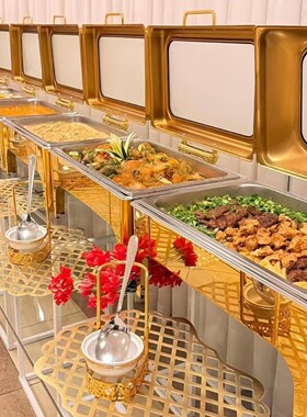 跨境货源自助餐炉酒店早餐炉保温炉可视加热餐炉Chafing Dish