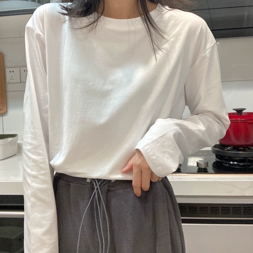 Белый лонгслив, приятное телу утепленное термобелье, осенний