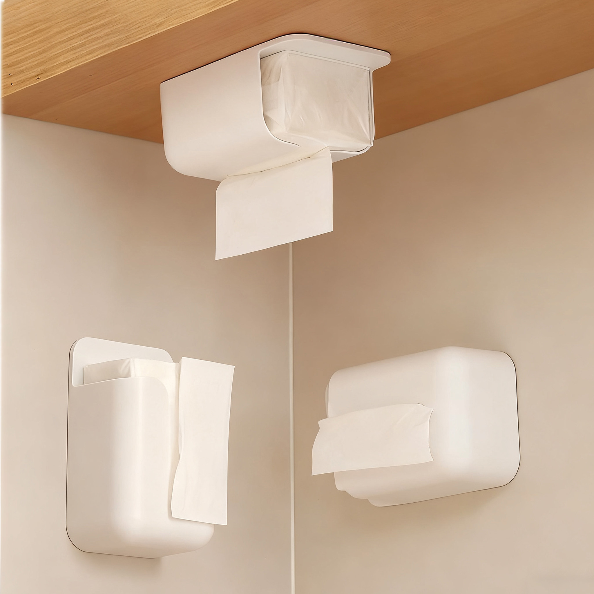 厨房纸巾盒壁挂倒挂式免打孔多功能抽纸盒洗脸巾收纳盒厕所抽纸盒,收纳整理,纸巾盒,淘宝优惠券,粉丝福利购,淘宝优惠卷