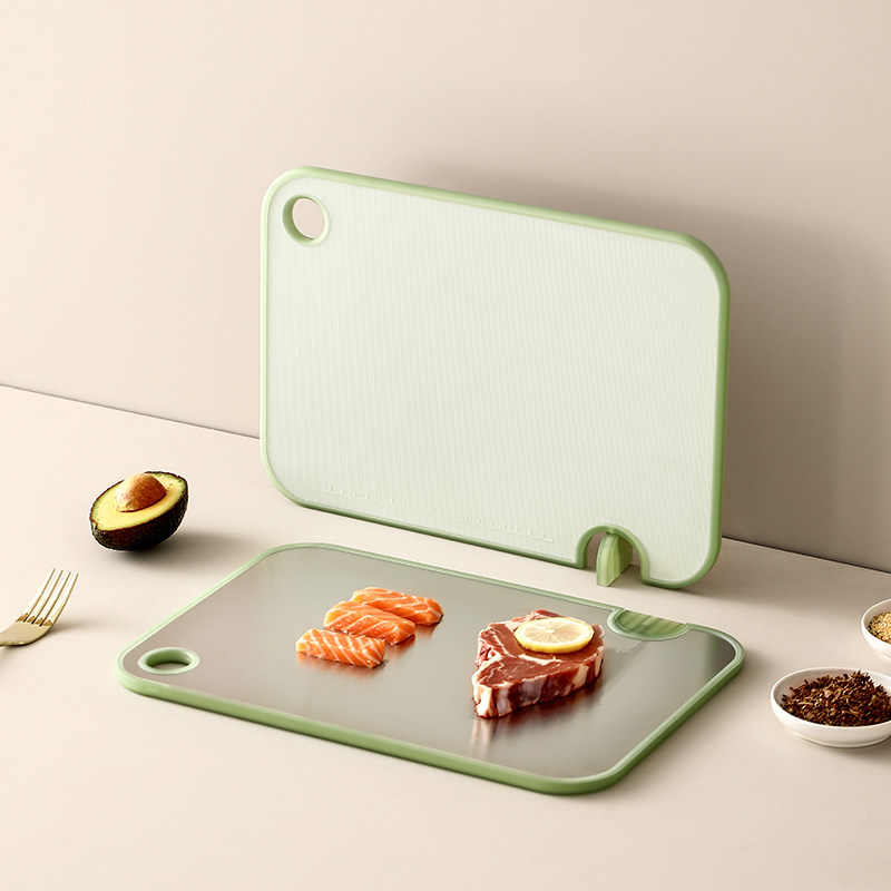 菜板抗菌防霉家用厨房专用加厚不锈钢双面砧板切水果辅食切菜案板