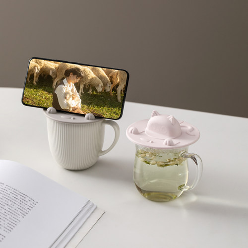 FaSoLa硅胶马克杯盖防尘防虫通用