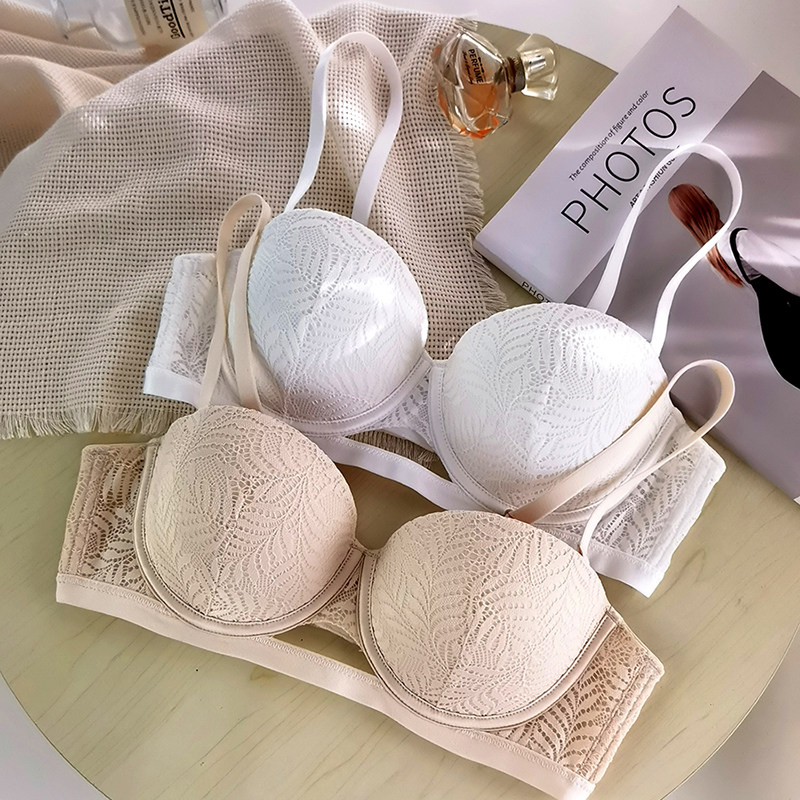 法式半杯大胸显小胸内衣性感钢圈上托聚拢文胸二分之一杯蕾丝胸罩,女士内衣/男士内衣/家居服,文胸,淘宝优惠券,粉丝福利购,淘宝优惠卷