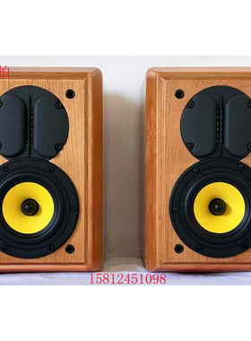 diy 惠威 M1 发烧5寸樱桃实木书架音响 F5+RT1C-A喇叭配置音响/对