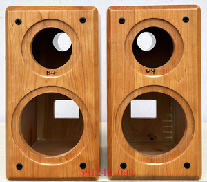 新款6.5寸樱桃实木音箱空箱体