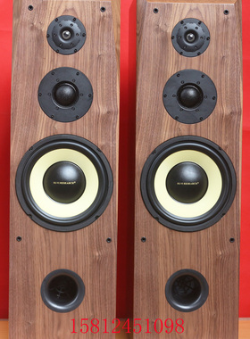 惠威SK10/惠威DMB-A/惠威SS1II/黑胡桃木皮10寸落地三分频DIY音箱
