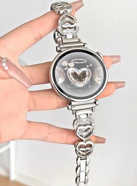 适用华为gt5腕表手链watch4 3pro手表带GT4gt3女士金属时尚表链