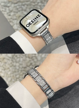 适用s10小众s8创意女款s7苹果手表watchs9iwatchse夏天个性腕带