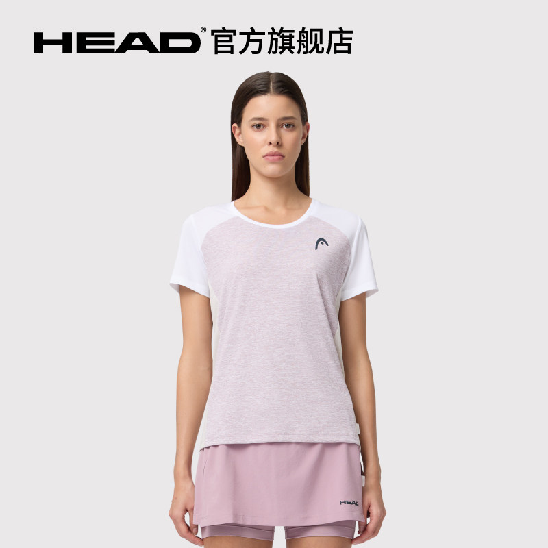 HEAD海德2026新款舒适运动短袖女款T恤PLAY Tech T-Shirt Women图片