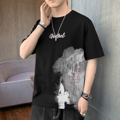New cotton summer short sleeve men's T-shirt