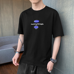 New cotton summer short sleeve men's T-shirt