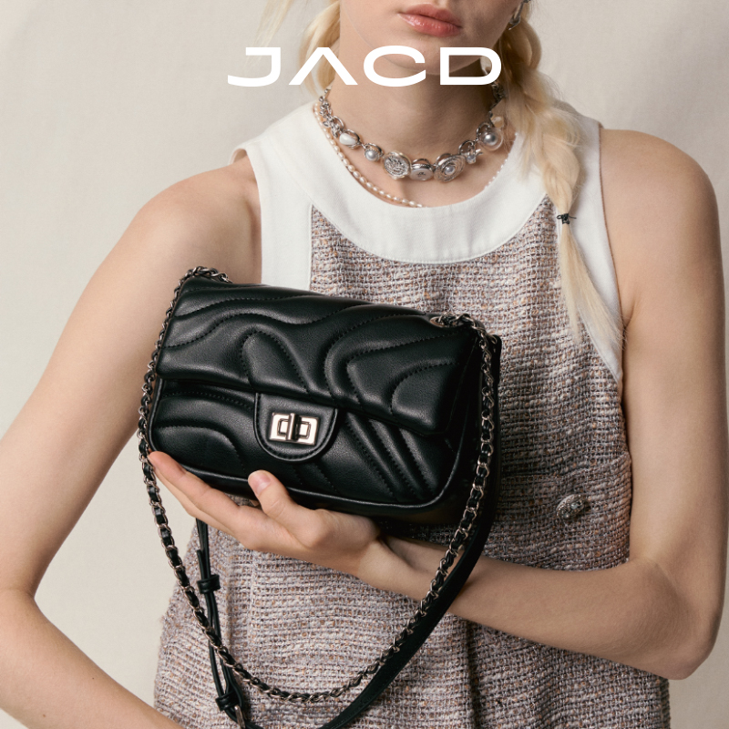 JACD【沙丘之风】小香风链条腋下包包女2025新款生日礼物小方包