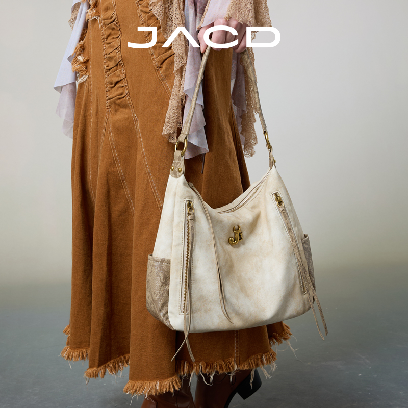 JACD【废土千金】通勤托特包女新款夏天包包女款大容量单肩斜挎包