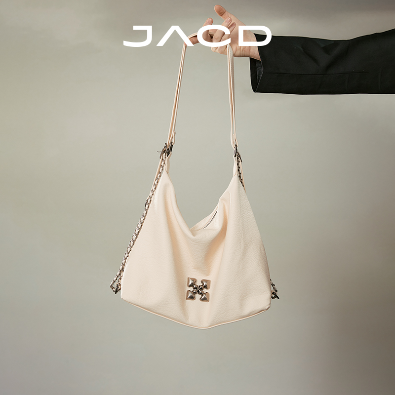 JACD小众双肩包女2025新款夏天大容量背包时尚高级感单肩斜挎包包