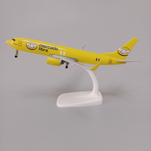 带起落架20cm墨西哥航空波音机B737 金属航模 合金仿真飞机模型