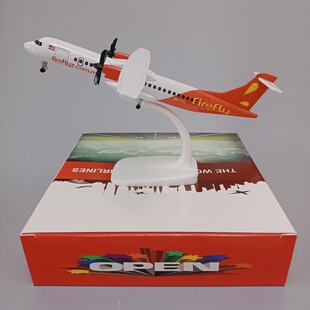 带轮子/螺旋桨20cm马来西亚航空飞萤FireFly ATR合金仿真飞机模型
