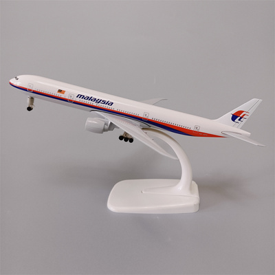 带起落架19cm马来西亚航空 波音机B777 合金仿真飞机模型金属航模