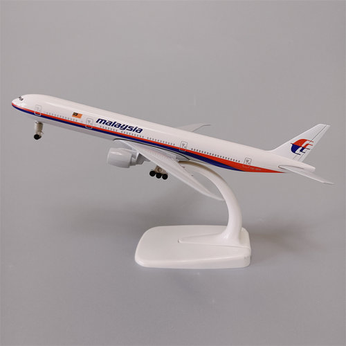 带起落架19cm马来西亚航空 波音机B777 合金仿真飞机模型金属航模